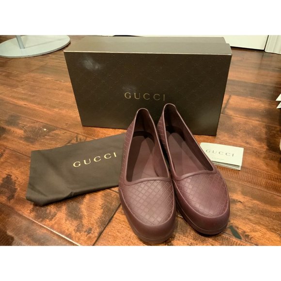 Gucci Shoes Gucci Strong Red Diamante Rubber Dress Shoe Covers Size 8 Nib Poshmark